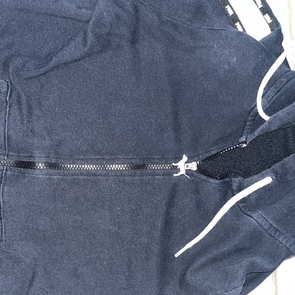 PINK brand black zip up jacket, size small in woman